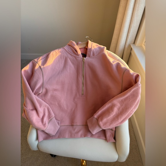 PrettyGarden Women’s Half-Zip Hoodie – pink (NWT, Size XL) - Picture 3 of 6